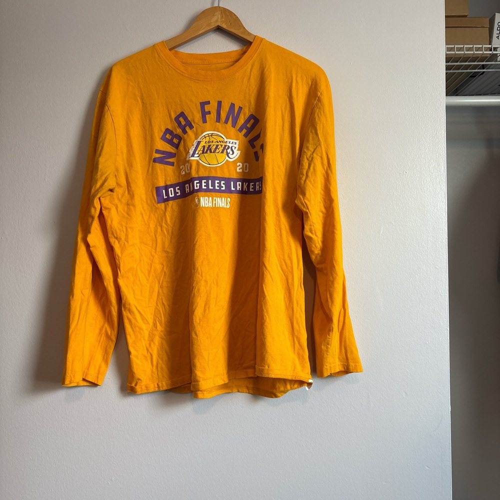 Los Angeles Lakers NBA Finals Yellow Long Sleeve Shirt